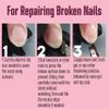 MUTIOVO Nail Repair Sheet works for Fixation & isolation layer for Broken Nails, Protective layer for Acrylic, Nail bandage for Nail Recovery, Invisible Instant and Easy to use 5 pcs view 3