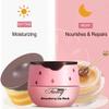 4 PCS Bee Lip Balm Honey Pot,Lip Mask Propolis Moisturizing,Prevention Dry and Cracked Lip Scrubs Exfoliator Lip Wrinkle Skin Care Products (Honey & Strawberry & Watermelon & Apple Lime) view 4