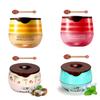 4 PCS Bee Lip Balm Honey Pot,Lip Mask Propolis Moisturizing,Prevention Dry and Cracked Lip Scrubs Exfoliator Lip Wrinkle Skin Care Products (Honey & Coconut & Mint & Strawberry) view 1