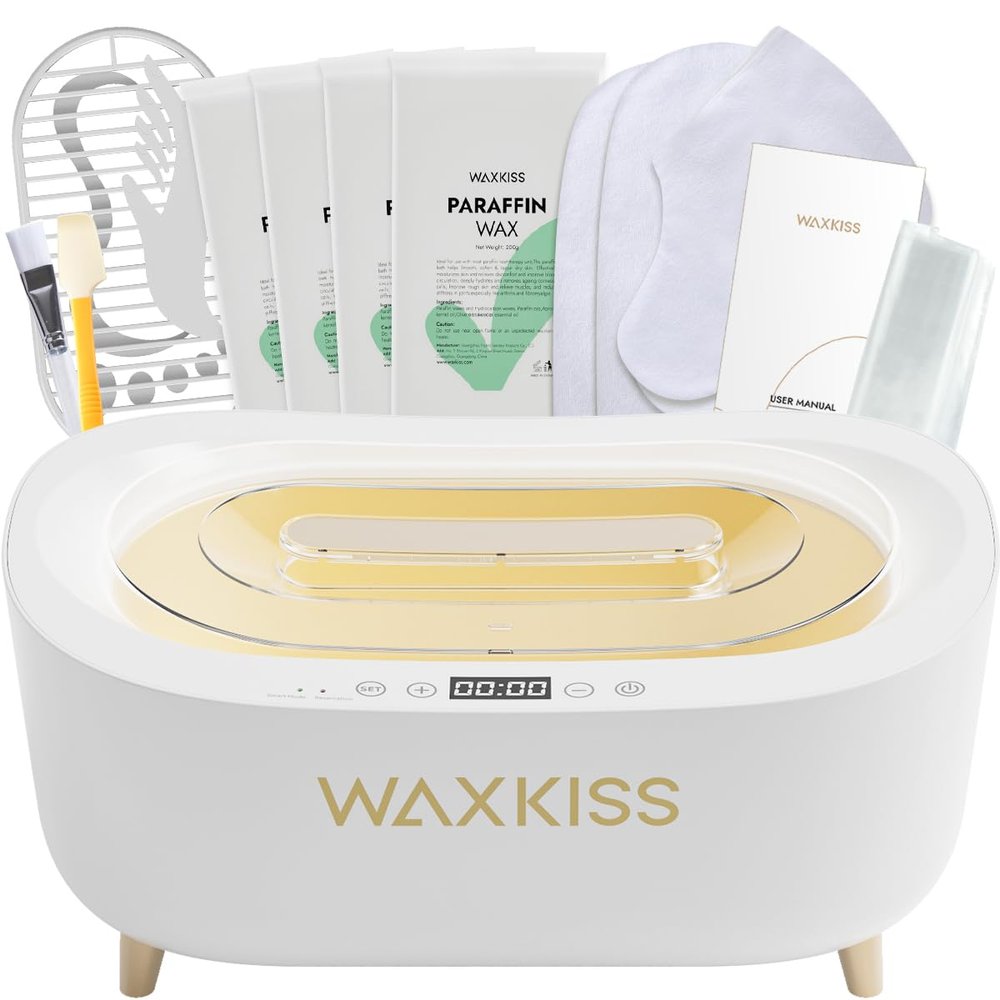 Waxkiss Intelligent Paraffin Wax Machine for Hands & Feet,Paraffin Wax Warmer for Professional Spa (A)