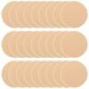 5pcs Round Soft Makeup Sponges for Dry and Wet Use, Flat Foundation Puff Set for Blending Powder, Blusher, Concealer, Smooth Facial Applicator Pads for Beauty, Reusable & Easy to Clean view 2