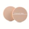 5pcs Round Soft Makeup Sponges for Dry and Wet Use, Flat Foundation Puff Set for Blending Powder, Blusher, Concealer, Smooth Facial Applicator Pads for Beauty, Reusable & Easy to Clean view 4