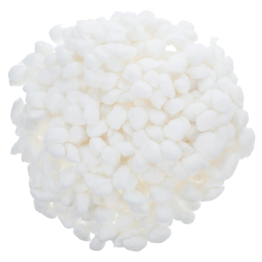 NinthAvenue Basics 400pcs Makeup Cotton Balls Soft Fluffy and Absorbent Disposable Cotton Balls for Makeup Removal and Application for and Everyday Use
