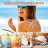 2PCS Face Sunscreen SPF 50,Waterproof Sun Screen SPF 60,Lightweight Face Sunscreen for Women Men,Non-greasy Sunblock,Moisturizing Body Sun screen Lotion for All Skin Types view 2