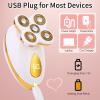 Electric Razors for Women, 5 in 1 Painless Rechargeable Dusk Shaver Womens, Women's Shavers Everything, Lady Leg/Bikini/Face Hair Removal Products, Female Wet Dry Shaving Machine view 4