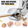 Angled Head Nail Clippers for Seniors Thick Nails, Slanted Curved Ingrown Toe Nail Clippers for Men Heavy Duty Large Toe Nail Clippers view 3