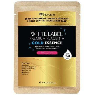 White Label Premium Placenta Gold Essence 10ml Hydrating Serum