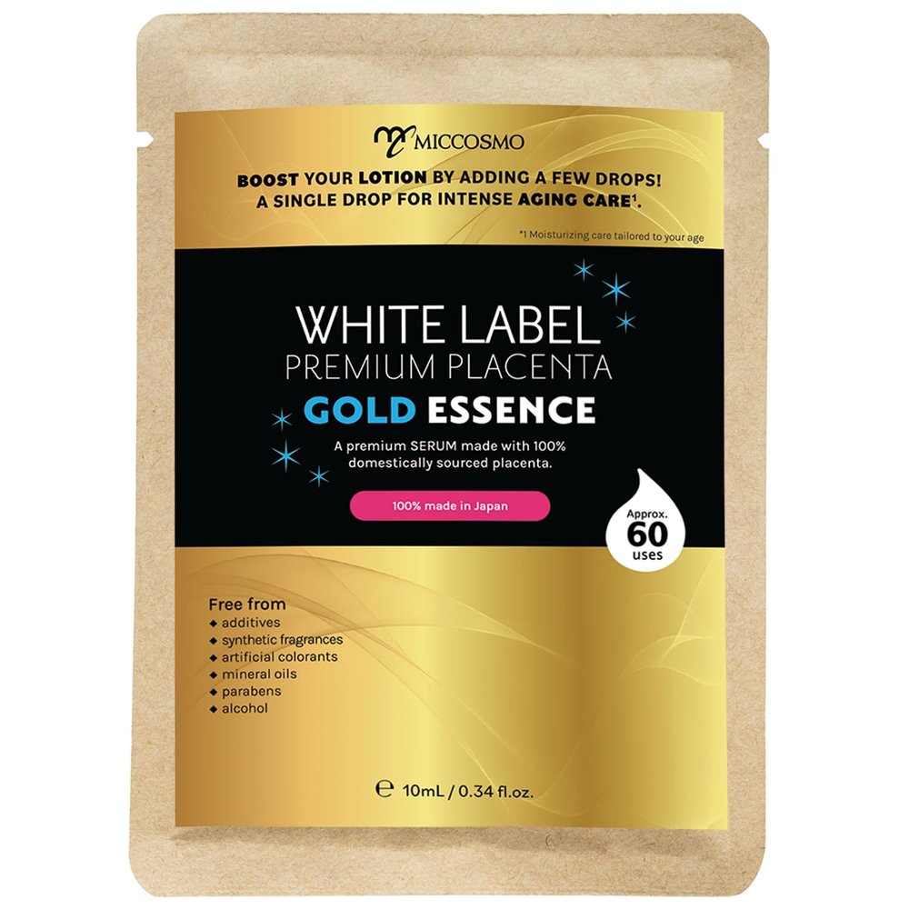 White Label Premium Placenta Gold Essence 10ml Hydrating Serum