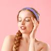 TKYPZY 6 Pack Glitter Headbands Thin Glitter Headband for Women Colorful Hair Accessories Plastic Sparkly Hairbands Sparkle Headband Bling Rainbow Hair Bands with Teeth Cute Non-Slip Head Band view 2