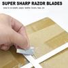 Great Andrew Single Edge Razor Blades, 300 Pack Straight Edge Razor Blade Safety Refills Blades Scraper for Box Cutting, Crafts, DIY, Heavy Duty & Industrial Use view 4