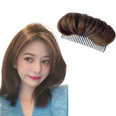 Bump Up Comb Clip Bun Hair Bump It Up Volume Hair Base Volume Bump Inserts Hair Pad Hair Styling Accessories for Women Girls