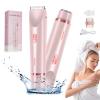 Bald Cat Razor for Women, Bald Cat Razor Body Trimmer, Comfort 2 in 1 Electric Lady Shaver, Dual Head Electric Razors for Women Leg Shaver Hair Remover (Pink) view 1