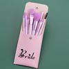 XFYSDIY Personalized 8-Piece Makeup Brush Set With Travel Bag, Personalized Makeup Brush Set, Custom Name Makeup Bag Set Travel Makeup Bag, Perfect Bridal, Bridesmaid Or Bachelorette Gift view 2