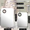 2 Set Makeup Mixing Palette,Stainless Steel Makeup Palette with Spatula Professional Make up Artist Must haves,Suitable for Mixing Foundation Make up Eye Shadow and Nail  view 4
