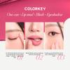 COLORKEY Bouncy Multi-Purpose Mud, Lip Tint, cheek, Moist Fit Without Stickiness, non-sticky, Creamy Soft Texture,Smudge-Proof (Q03-Peach Slushy, 4.5g) view 4