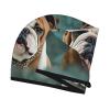 GDSHJKLW Funny English Bulldog Drying Hair Caps Super Absorbent Soft Hair Drying Towel Quick Dry Coral Velvet Hair Drying Cap Hair Turban for Women Wet Hair Long Thick Hair view 3
