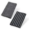 2pcs Exfoliating Washcloth, Loofah Body Scrub, Exfoliating Back Scrubber, Korean & Japanse Washcloth Bath Wash Cloth for Body Scrub, Back Cleaner Wash to Remove Dead Skin (Black Stripes+dots) view 1
