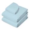 Bedding Bliss 3-Piece Massage Table Sheet Set Premium 600-Thread Count Soft Egyptian Cotton - Includes Massage Table Cover, Fitted Sheet and Face Rest Cover (Light Blue Solid) view 2
