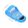 Kuuleyn Shower Foot Scrubber Feet Cleaner Shower Blue Massage Feet Cleaner with Suction Cups Foot Washer for Shower Floor view 3