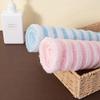 2pcs Exfoliating Washcloth, Loofah Body Scrub, Exfoliating Back Scrubber, Korean & Japanse Washcloth Bath Wash Cloth for Body Scrub, Back Cleaner Wash to Remove Dead Skin (Blue) view 4