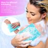 3 Pieces Exfoliating Washcloth Body Back Scrubber Korean Exfoliating Luffah Towel Beauty Shower Loofah Luffa Net Sponge Japanese Beauty Cleaner Scrub Wash Cloth for Men Women Dead Skin Remove view 4