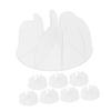 8pcs Plastic Hair Dryer Fan Blades Replacement Parts, 4.2mm view 1