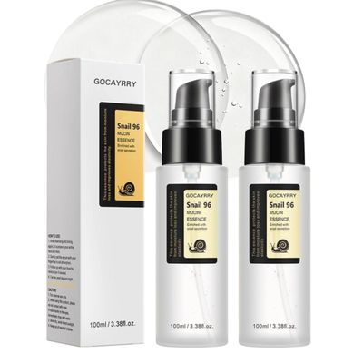 2PCS GOCAYRRY Advanced Snail Mucin 96% Power Repairing Essence, Snail Mucin 96% - Anti-Aging Serum, With Snail Secretion Filtrate For Dull (02)