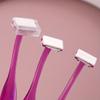 3-Piece Eyebrow Razor Set, T-Shaped Stainless Steel Safety Razors for Eyebrow Shaping & Facial Hair Trimming (Purple) view 3