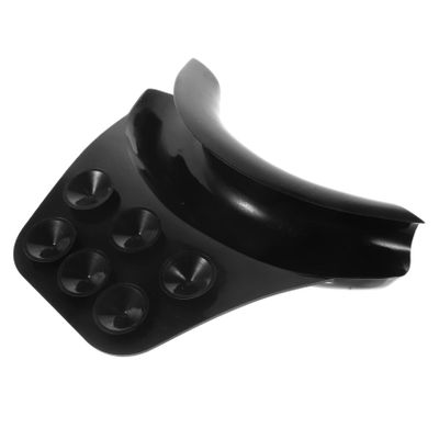Shampoo Bowl Neck Pillow with Suction Cups Silicone Black
