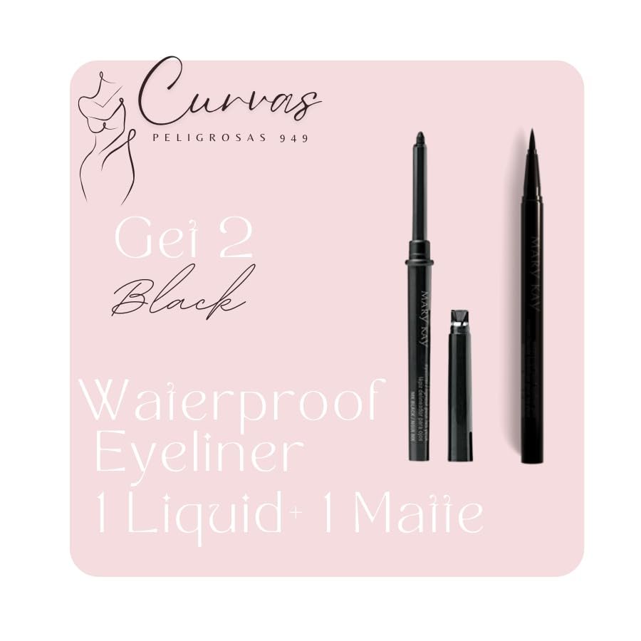 Choose ypur Set Black Eyeliners (Black, 1 Matte+1 Liquid)