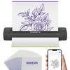 MUNBYN Tattoo Stencil Printer ITP06, 300DPI Wireless Thermal Tattoo Printer with 20 Transfer Papers, Tattoo Printers Compatible with Smartphone & PC for Tattoo Artists & Beginners view 1