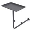 360 Degree Rotating Salon Tray, Salon Tray for Hair Stylist, Salon Tray Attached to Chair, Hair Stylist Steel Hairstylist Tray for Barber Chairs Hairdressing Tools Tattoo(Black) view 1