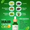 BetterGRO Organic Hair Growth Oil  Herbal & Natural Blend with Rosemary, Black Seed, Amla, Pumpkin Seed & More  Supports Growth, Strengthens Roots, Vegan & Cruelty-Free (1.7 fl oz) view 2