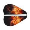 GDSHJKLW Abstract Fire Flowers Drying Hair Caps Super Absorbent Soft Hair Drying Towel Quick Dry Coral Velvet Hair Drying Cap Hair Turban for Women Wet Hair Long Thick Hair view 2