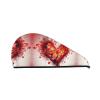 GDSHJKLW Abstract Heart Drying Hair Caps Super Absorbent Soft Hair Drying Towel Quick Dry Coral Velvet Hair Drying Cap Hair Turban for Women Wet Hair Long Thick Hair view 1