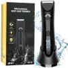 Suttik Manscape Body & Pubic Hair Trimmer for Men, Groin & Ball Trimmer Men, Electric Razor Bikini Trimmer, Body Groomer Ball Shaver for Smooth Wet/Dry Shaving, Led Light view 1