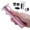 AprElm 4.8IN Longer Electric Foot Callus Remover with 80pcs Sandpaper Discs, Professional Aluminum Callus Remover for Feet, Stepless Speed Control Pedicure Tools for Dead Skin (Pink) view 1