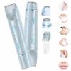 2025 New Razor Bikini Trimmer for Women, 2 in 1 Electric Lady Shaver, Dual-Head Electric Shaver, for Women Painless (Blue) view 1