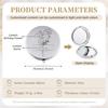 Rainsar Personalized Compact Mirror for Women,Customize Compact Mirror,Engraved Compact Mirror for Girlfriend Wife Sisters Birthday Anniversary Wedding Gift view 2