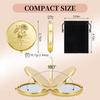 Rainsar Personalized Compact Mirror for Women,Customize Compact Mirror,Engraved Compact Mirror for Girlfriend Wife Sisters Birthday Anniversary Wedding Gift view 4