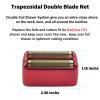 Compatible with BaByliss Pro FX3 Foil Shaver Replacement Head, Pro Shaver Rplacement Foil Red Compatible with BaBylisspro FX3 Professional High Speed Foil Shaver Top, FXX3RF Blade Parts with 2 Cutters view 4