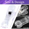 20PCS Piercing Clamps and 50Pcs Mixed Catheter Piercing - Usiriy Disposable Piercing Needle Slot Forceps Clamp Clip and Catheter Needles 14G 16G 18G 20G 22G Hollow Needles view 2