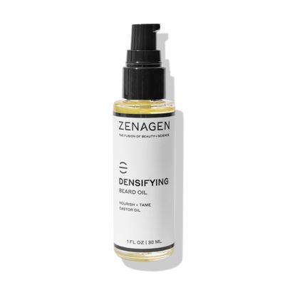 ZENAGEN Densifying Beard Oil | Nourish + Tame Castor Oil, Promotes Thicker Fuller Beard Growth, Nourishes & Softens Facial Hair, Lightweight Non-Greasy, Plant-Based, Vegan, All Beard Types, 1 oz