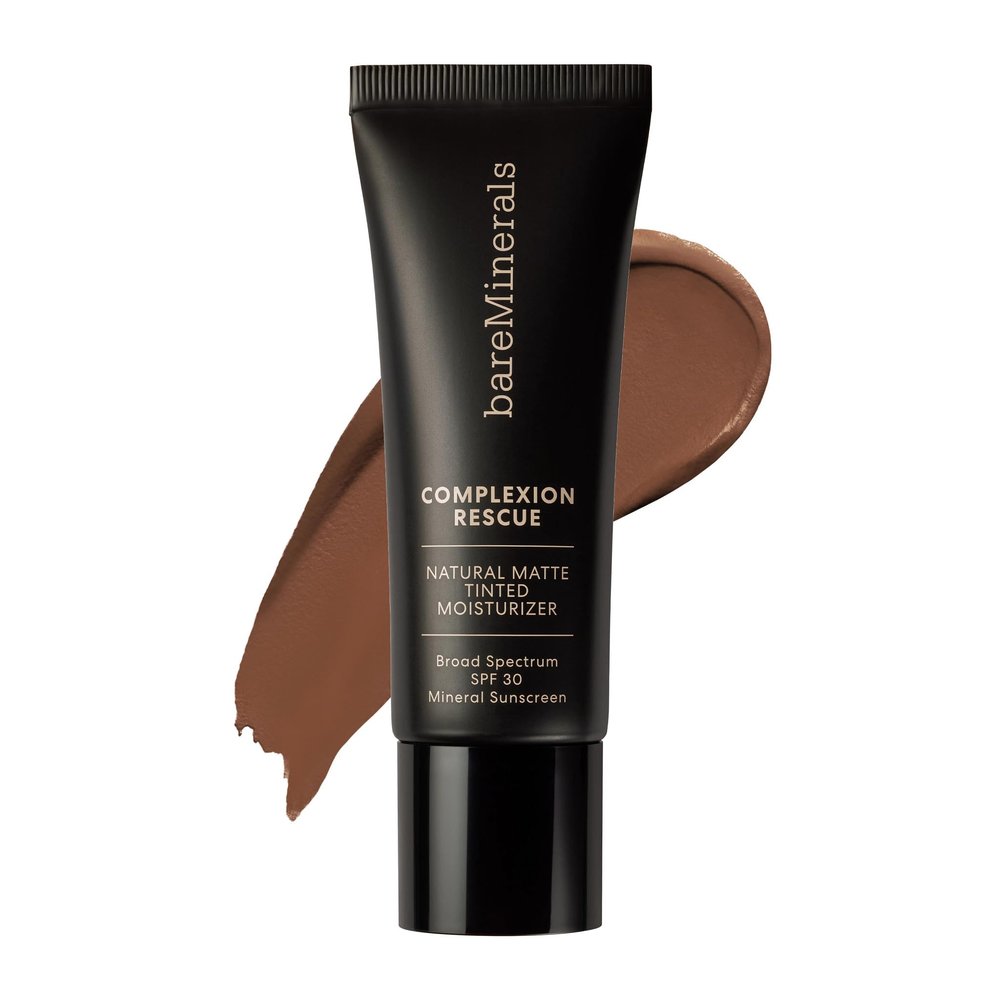 Complexion Rescue Natural Matte Tinted Moisturizer, Sienna 10, Vegan, Cruelty-Free & Dermatologist-Tested