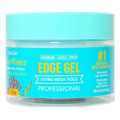 Dr.Girls Biotin & Castor Oil Edge Gel (3.5oz, See Moss & Tea Tree)