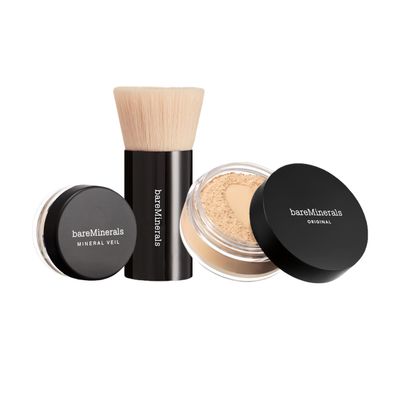 bareMinerals Original Get Started Kit 3-Piece Mineral Makeup Set, Fair Light, Vegan, Cruelty-Free & Dermatologist-Tested