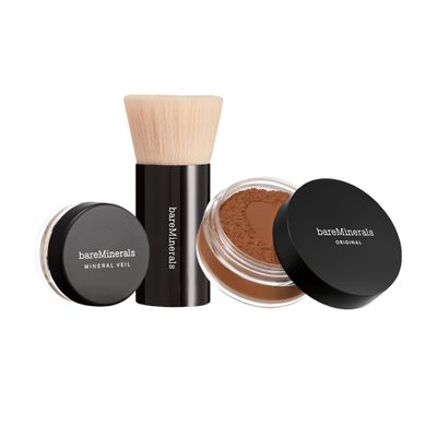 bareMinerals Original Get Started Kit 3-Piece Mineral Makeup Set, Warm Deep