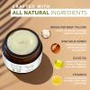Beef Tallow for Skin, Beef Tallow and Honey Balm, Tallow Face Moisturizer Nourishes and Hydrates the Skin, Grass Fed Balm Enriched with Raw Wild Honey 60g view 2