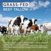 Beef Tallow for Skin, Beef Tallow and Honey Balm, Tallow Face Moisturizer Nourishes and Hydrates the Skin, Grass Fed Balm Enriched with Raw Wild Honey 60g view 3