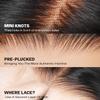 Megalook hair Glueless Wigs Human Hair Pre Plucked 6X5 HD Ombre Lace Front Wigs Human Hair Loose Deep Wave Wig Human Hair Closure Wig Loose Curly 1B/27 Highlight Wig 26 Inch view 2